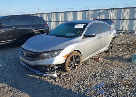 2020 Honda Civic Sport z USA, uszkodzony, nr VIN 2HGFC2F87LH535628